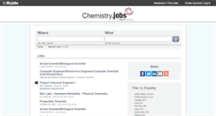 Desktop Screenshot of chemistry.jobs