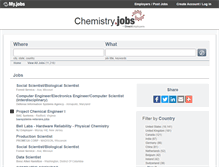 Tablet Screenshot of chemistry.jobs